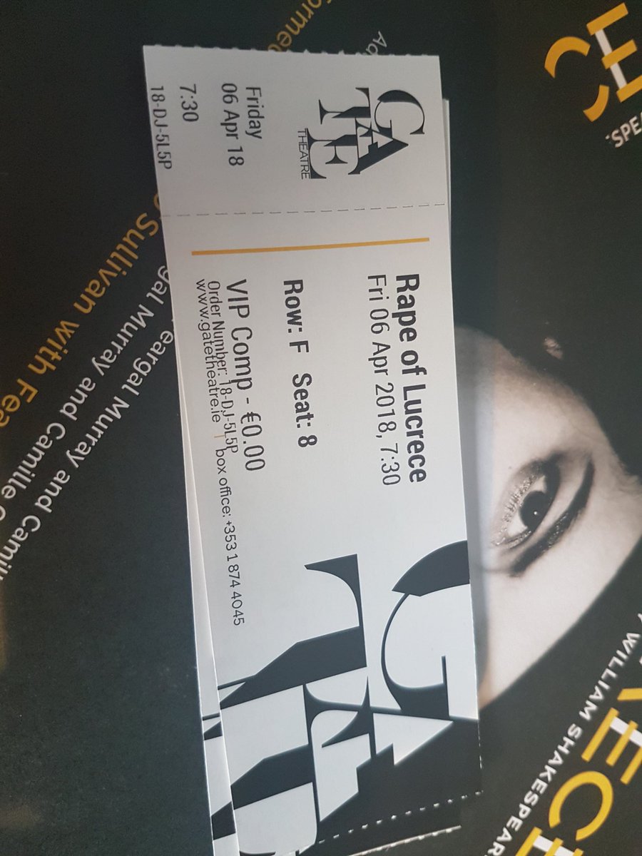 cbbrown35's tweet photo. @GateTheatreDub @rte #gatelucrece blown away by Camille O Sullivan performance. Brilliant. Loved it. If you can get to see this tonight GO. Go go https://t.co/TbHDIpgOzE