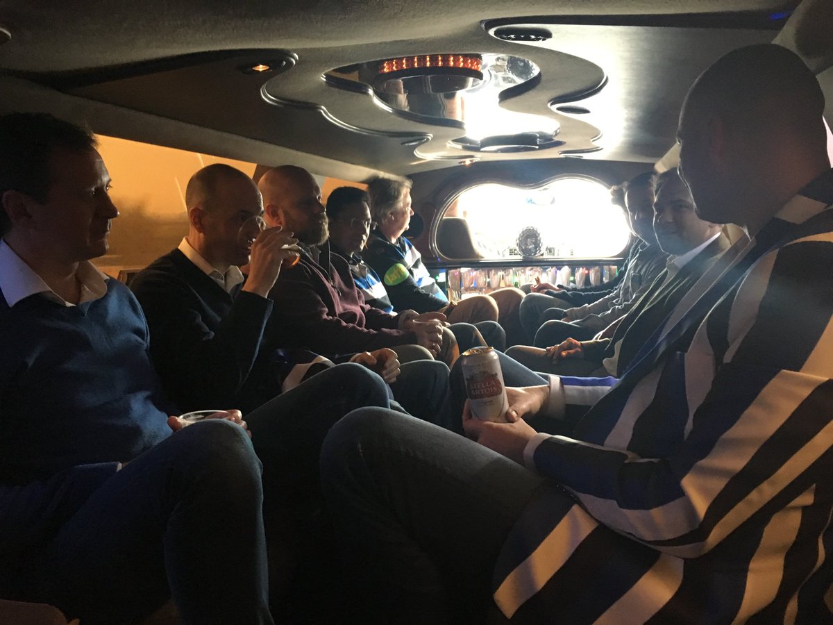 Bath Blazer Squad on our way in class for The Clash COYB! <a href="/bathrugby/">Bath Rugby</a>