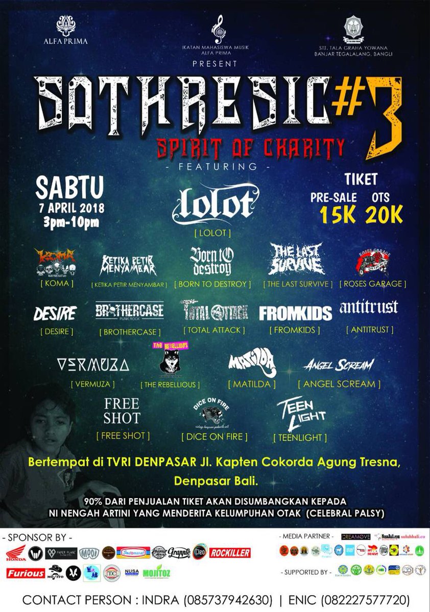 KetikaPetirMenyambar (@kpm_bali) on Twitter photo Malam ini! Yuk ramaikan! Malam ini! Yuk ramaikan!