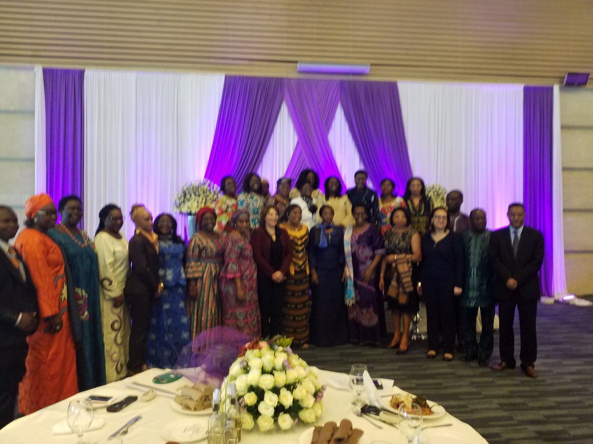 MinataSAMATE's tweet photo. Cérémonie d’au revoir dédiée a l’ambassadeur de la Rep. de Guinée en Ethiopie, Amb. Fatoumata Kaba Sidibé- une sœur, une confidente et une battante au service de notre Union. https://t.co/FACp8MeUgR