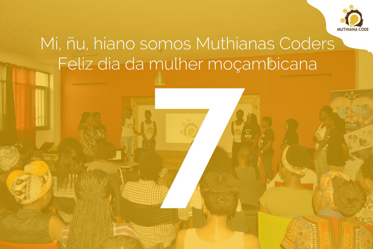 MuthianaCode's tweet photo. Mulher, não existem palavras para descrever este ser único e esplêndido, não existem barreiras tecnológicas que não as possa ultrapassar.
Unidas pela mesma causa, as @DjangoGirls vêm desejar um feliz dia 7 de Abril a toda mulher moçambicana.
Mi, ñu, hiano somos Muthianas Coders https://t.co/TTZhFu1qlz