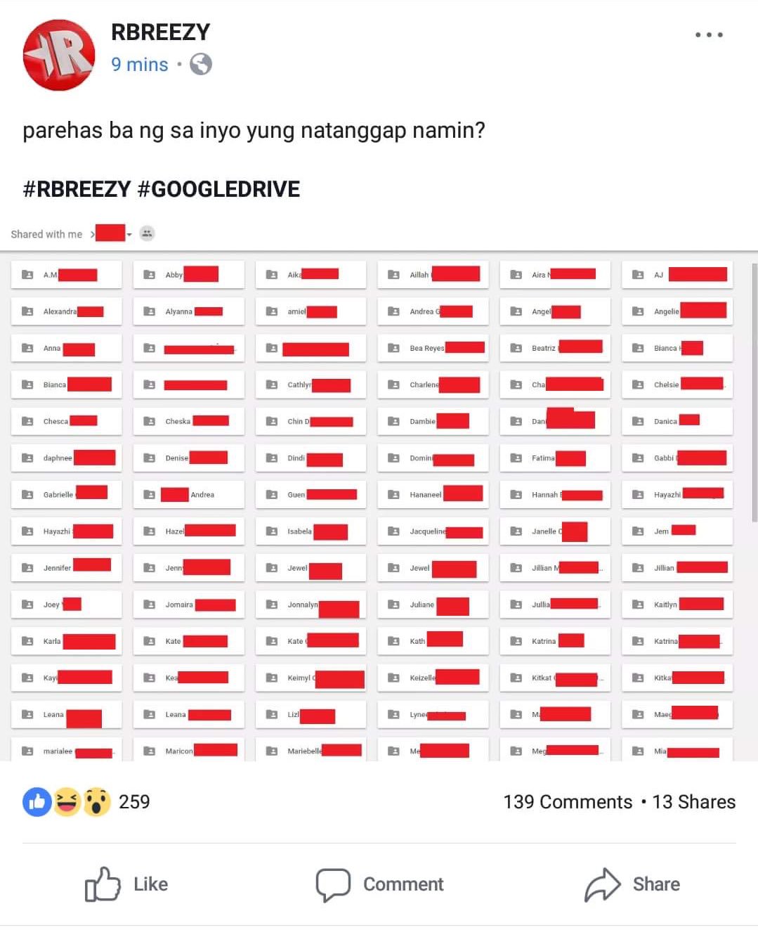 Tina Boado 🌈 on X: S09E45 of men being trash Apparently there's a group  called “RBREEZY” that is circulating a link to a hard drive that contains  nude photos and (possibly) videos