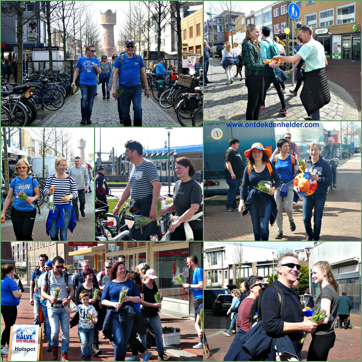 Perfect #weer voor de #wandelaars van de <a href="/HalveDenHelder/">Halve van Den Helder</a> - #DenHelder #lente #wandelen #zon - ontdekdenhelder.com/wandel-halve-s…