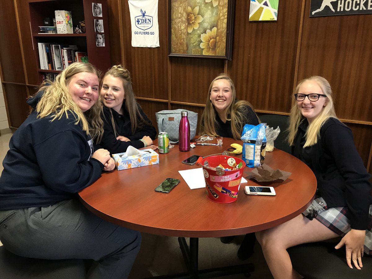 EdenHighDSBN's tweet photo. Conference call to @YPI_cares describing Purple Shirt Day to raise awareness of domestic abuse. This group competes in June for a chance to win $5000 for @GilliansPlace  #youthcare #thumbsup #mademecry #laughtoo #ibelieveinyouth #iGen https://t.co/NUErq68XER