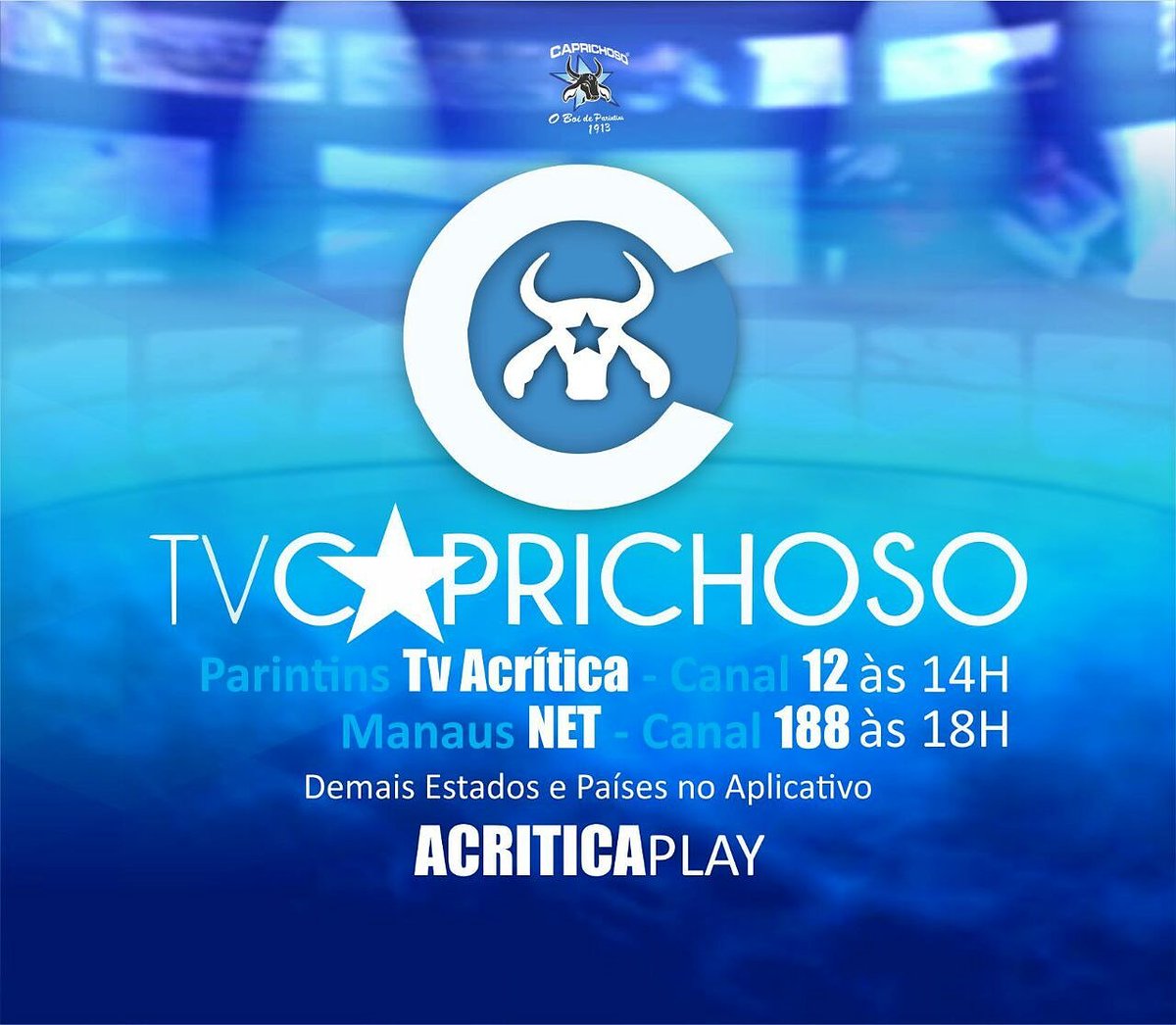 boicaprichoso's tweet photo. A TV Caprichoso hoje está imperdível com matérias especiais e quadros sobre as novidades do boi campeão do Festival Folclórico de Parintins.
#tvcaprichoso #canaldoboicampeão #programadevariedades #caprichoso2018 #sabedoriapopularumarevoluçãoancestral https://t.co/knHGLFjqBB