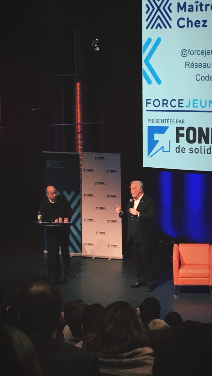T_Roxane28's tweet photo. @phcouillard répond lors de la période de questions très mouvementée animée par @MCAuger aux rencontres #mcv2018 ! https://t.co/0JUMylSv9q
