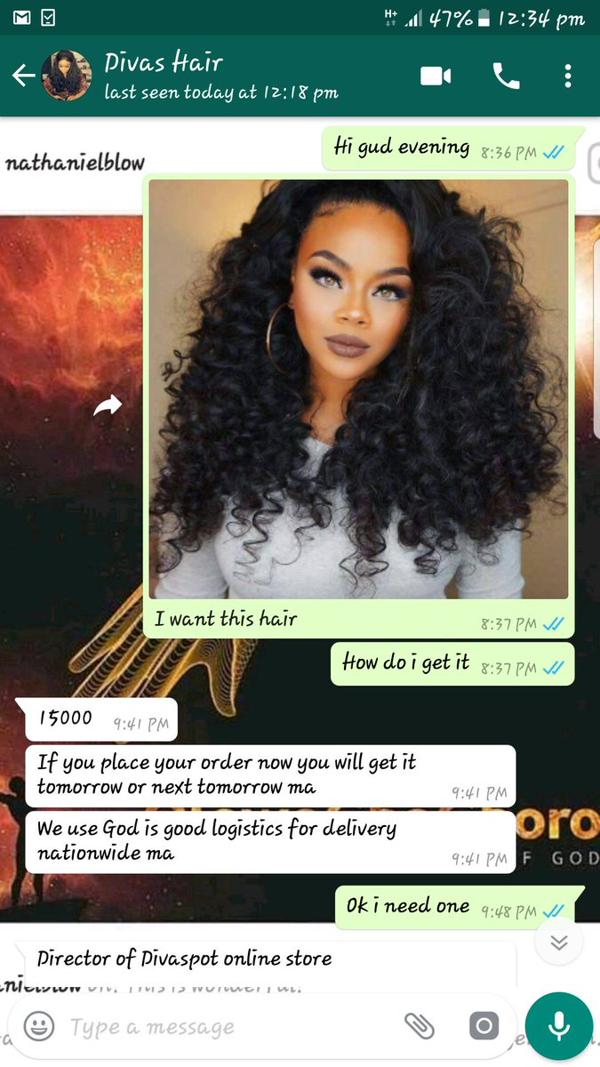 AghedoFaith2's tweet photo. SCAM ALERT!! Divas Collections.....
Plz o friends u guys should beware of this Facebook sales, many of them are scam... i have just been duped by "Divas Collections" they will tell u their store is in Abuja and they only do "pay before delivery, They are scammers https://t.co/fyaZkx48n3