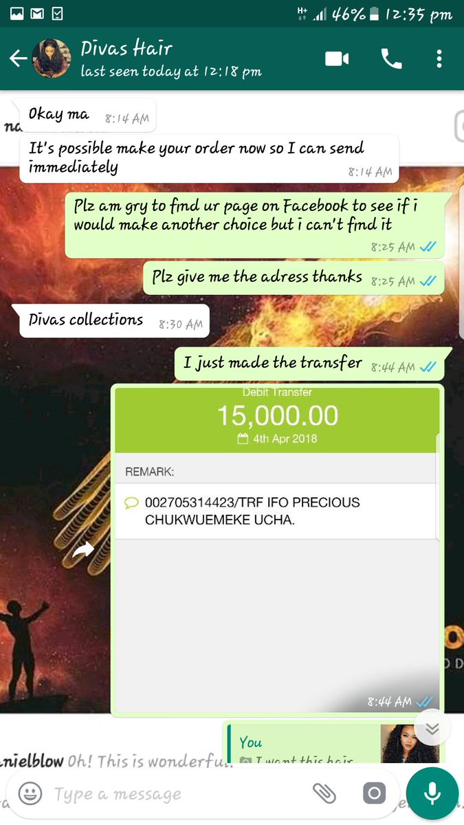 AghedoFaith2's tweet photo. SCAM ALERT!! Divas Collections.....
Plz o friends u guys should beware of this Facebook sales, many of them are scam... i have just been duped by "Divas Collections" they will tell u their store is in Abuja and they only do "pay before delivery, They are scammers https://t.co/fyaZkx48n3
