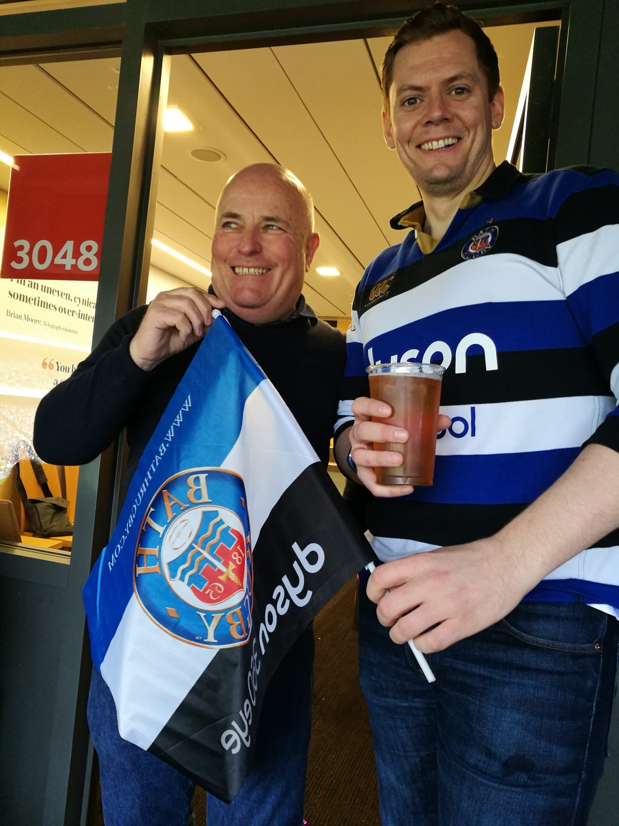 clouddirect's tweet photo. Watching #TheClash with @WillRow Come on you Bath! https://t.co/8eADyBWndJ