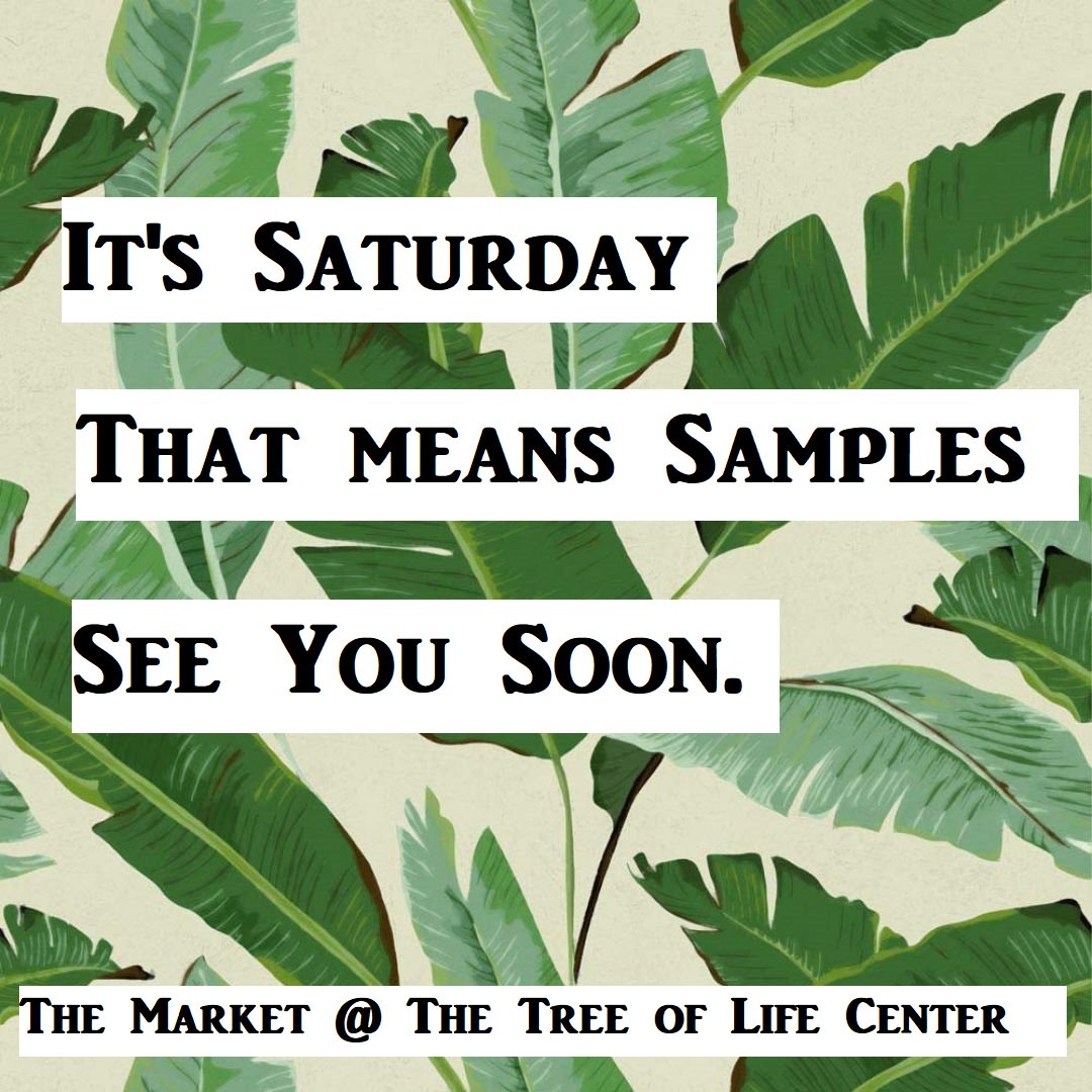 You know you wanna. Sample Saturday @ The Market. We'll be there. 
.
.
.
.
#tolcenter #treeoflifeclarksville #clarksvilletn #clarksvilleweekend #livelovebuyclarksville #samplesaturday #supportlocal #shoplocal #clarksvillemarketplace
