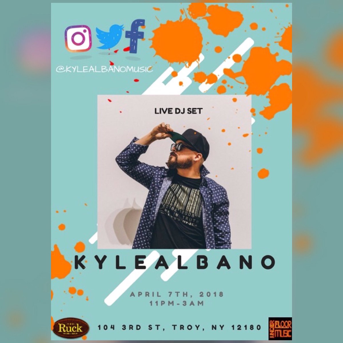 KyleAlbanoMusic's tweet photo. Tonight at @GetRuckedTroy 
@UnderFloorMUSIC https://t.co/j26NeKMvtJ