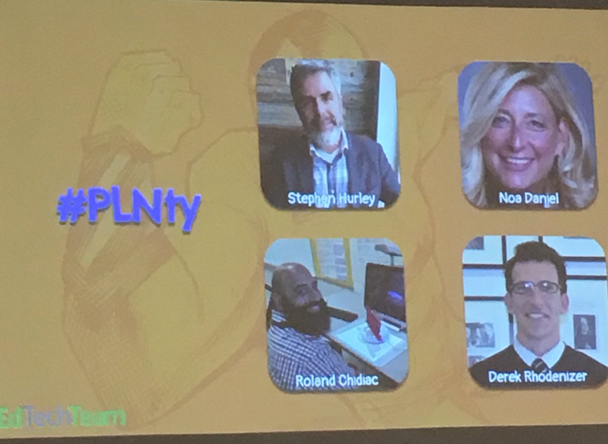 sarahanneleroux's tweet photo. If you’re looking to expand that digital PLN #PLNty, @chrisjcluff recommends reaching out to @Stephen_Hurley @noasbobs @rchids @DerekRhodenizer #edtechteam #ontariosummit https://t.co/6vxkrPIZR3