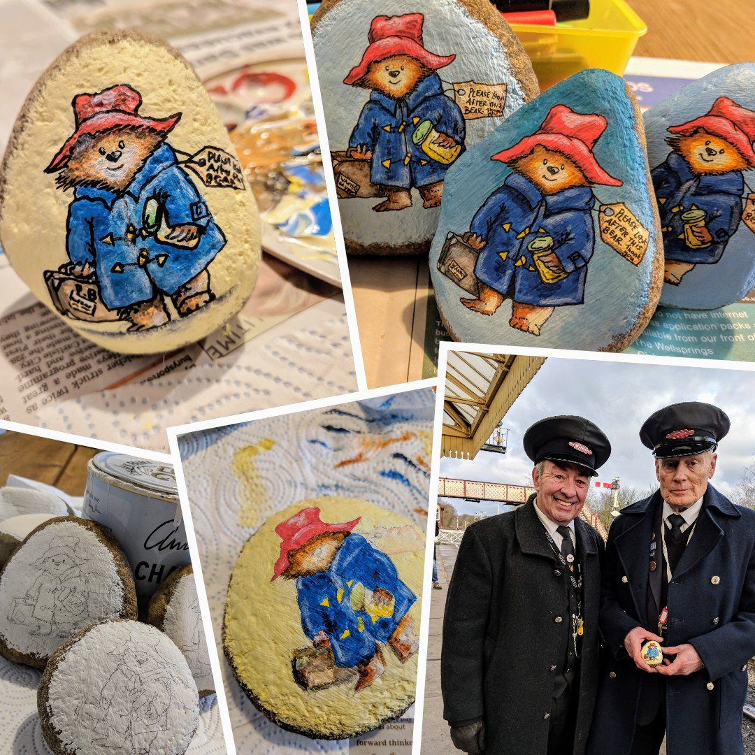 janninerigby's tweet photo. Paddington rocks - the first one was hidden and found at @eastlancsrly and subsequent bears have been created in exchange for donations to Tyler Longden's Leukaemia Trust: https://t.co/ABS7LeNDYe
@paddingtonbear @hughbon @RealMattLucas #rockpainting #rockart #paddingtonbear 🐻🚂 https://t.co/KzHXvL4Jkr