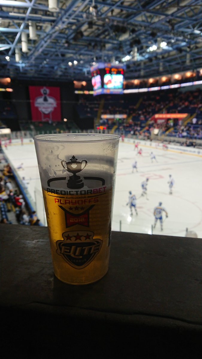 SlapShotDad's tweet photo. Hockey Playoffs means beer and family ... Everyone a winner... Block 8 #Guildfordflames #PredictorBetVIP https://t.co/7vTntCeaDs