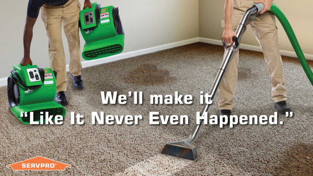 National No Housework Day - On #NationalNoHouseworkDay, take a load off - let SERVPRO make your mess Like It Never Even Happened! #HeretoHelp