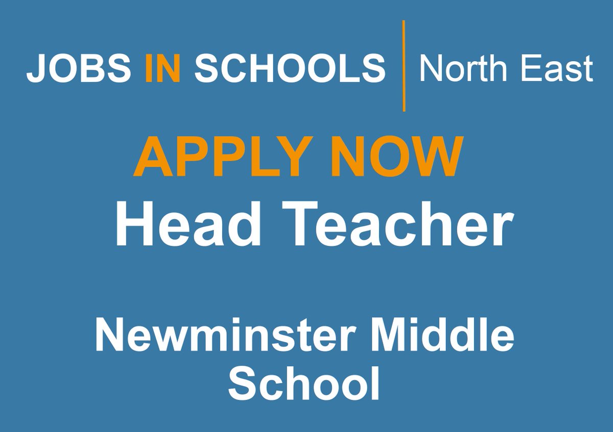 Jobs In Schools | North East tweet media