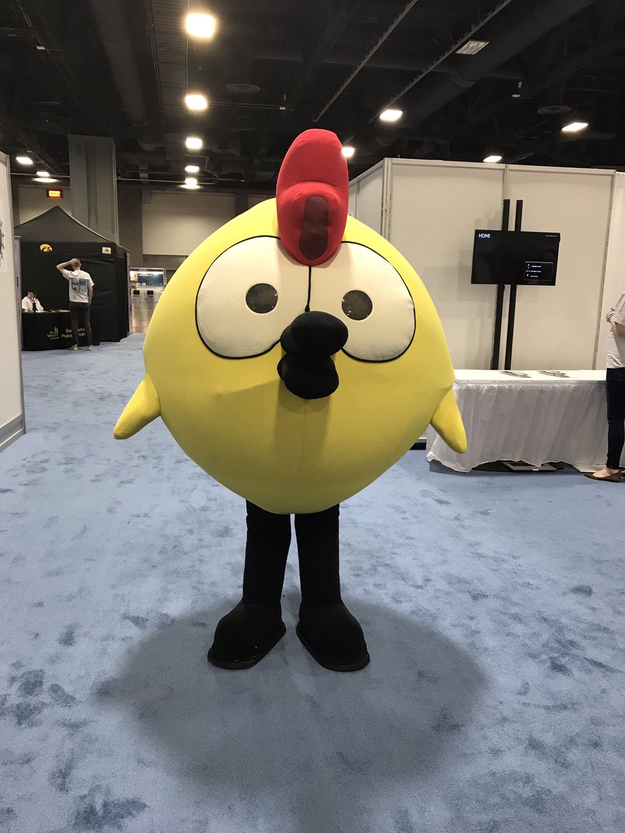 NSF's tweet photo. We’re here at the #USAsciencefest! Come visit our exhibits for a look at some  amazing science. You may even catch Peep and the Big Wide World. 🐥🐤 #SciFestNSF #SciFest https://t.co/4RJMevYjj6