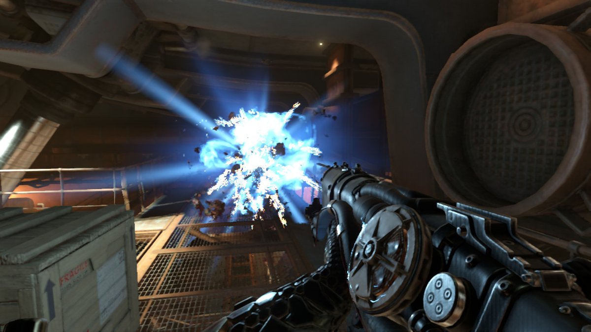 NinEverything's tweet image. Gyro motion aiming confirmed for Wolfenstein II on Switch nintendoeverything.com/gyro-motion-ai…