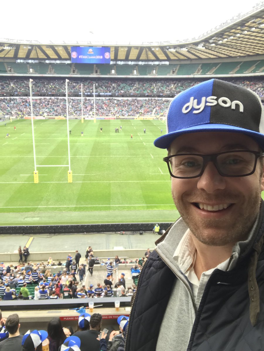 Come on you Bath!! #dysonattheclash #coyb