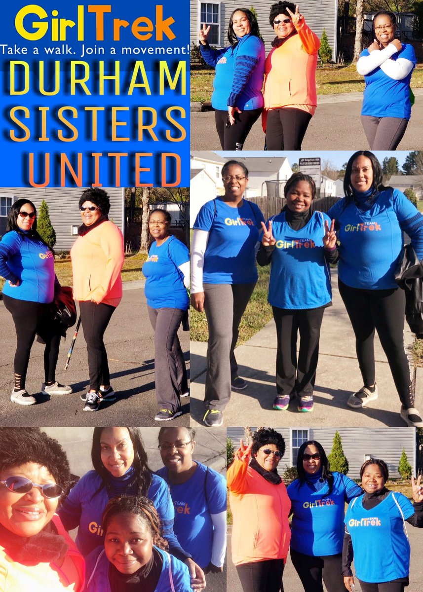 GTrekDSU's tweet photo. #GirlTrek 👟 #DurhamSistersUnited 🤝 #HarrietsHallOfFame🏆Walking To Meet Our👣💯Mile Challenge🏃‍♀️ #HarrietTubman ✊ #HarrietsGreatEscape 👣  #DaughtersOfHarriet 👑  #SuperHeroSaturday 💪#BlackGirlsRock ❤ #BlackGirlJoy 🎉 #BlackGirlMagic👟 #IssaLifeStyle #Durham 🐂 #BullCity https://t.co/ZKqvud17kl