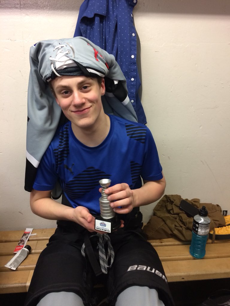 RBCThrashers's tweet photo. @RBCThrashers going for Gold!!! 3-1 win over the Guardians in semi final play. POG; Lee Gibbons. @DJHLnews @HkyNL #thrashernation #HNLProvincials #djhlchampionshipbantama https://t.co/bdsR1OcTeL