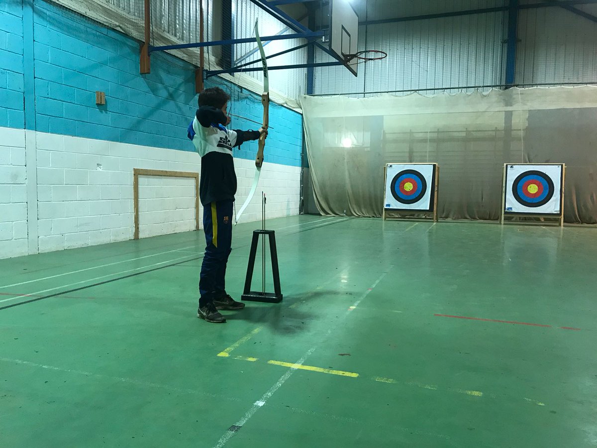 BAIsle2018's tweet photo. Aiming for the perfect shot! #accuracy #breathing #skill @BromptonAcademy https://t.co/eN6weB18Yd