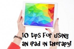 HCSpeechtherapy's tweet photo. 10 tips for using an iPad in speech therapy.  https://t.co/QgmiwKlkGs https://t.co/nXFRHUdhuP
