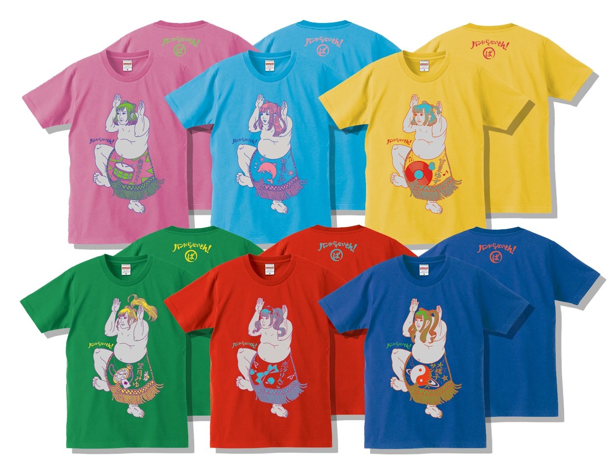 バンドじゃないもん！ MAXX NAKAYOSHI CREW Tシャツ スタッフ バンドじゃないもん！ MAXX NAKAYOSHI CREW Tシャツ スタッフ