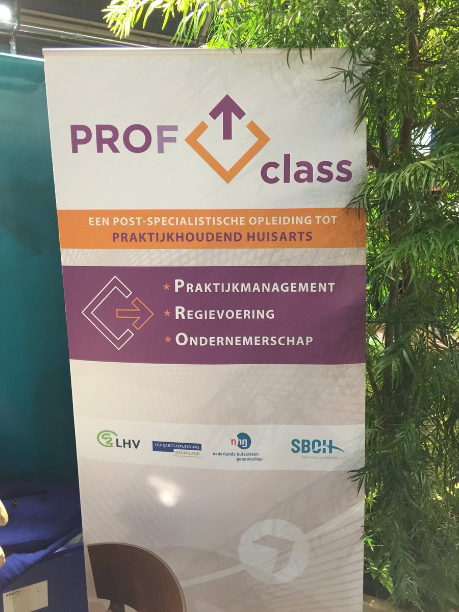 PROFclass is ook op Startersplein <a href="/Huisartsbeurs/">Huisartsbeurs 2018</a>. Straks geven we een workshop ‘Serious Business’.