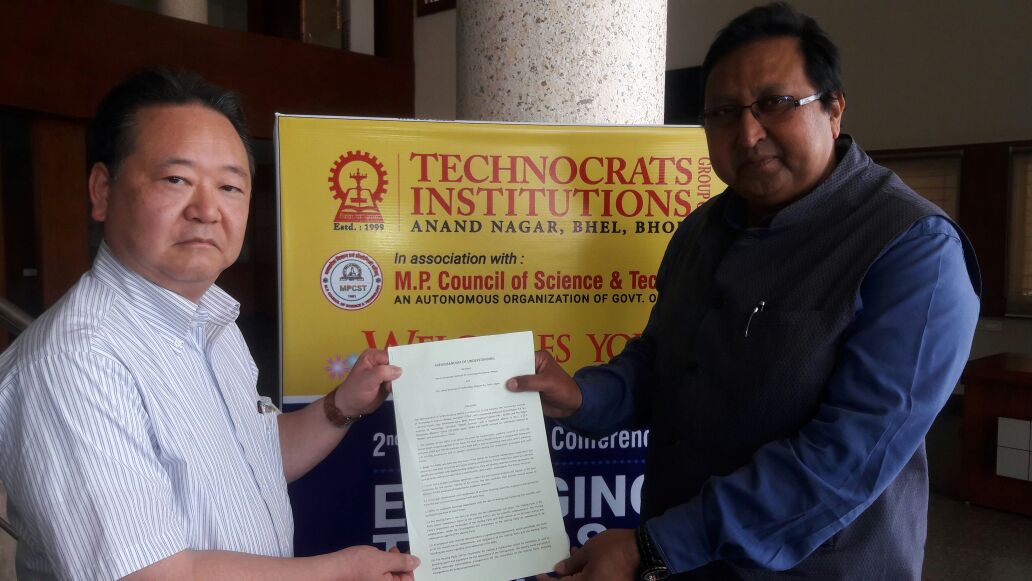 TITGROUP2's tweet photo. Memorandum of understanding (MOU) is signed between #Technocrats Group of Institutions, Bhopal M.P. India and Tokyo Institute of Technology - Laboratory for Advanced Nuclear Engineering, #Tokyo Japan on 29 March 2018. https://t.co/O4B8jT8Pqo