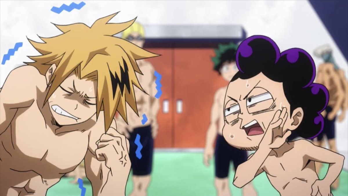 O Xrhsths 新条 Sto Twitter 今日のヒロアカ Heroaca A 上鳴電気 峰田実 ヒロアカ 保存する時rt