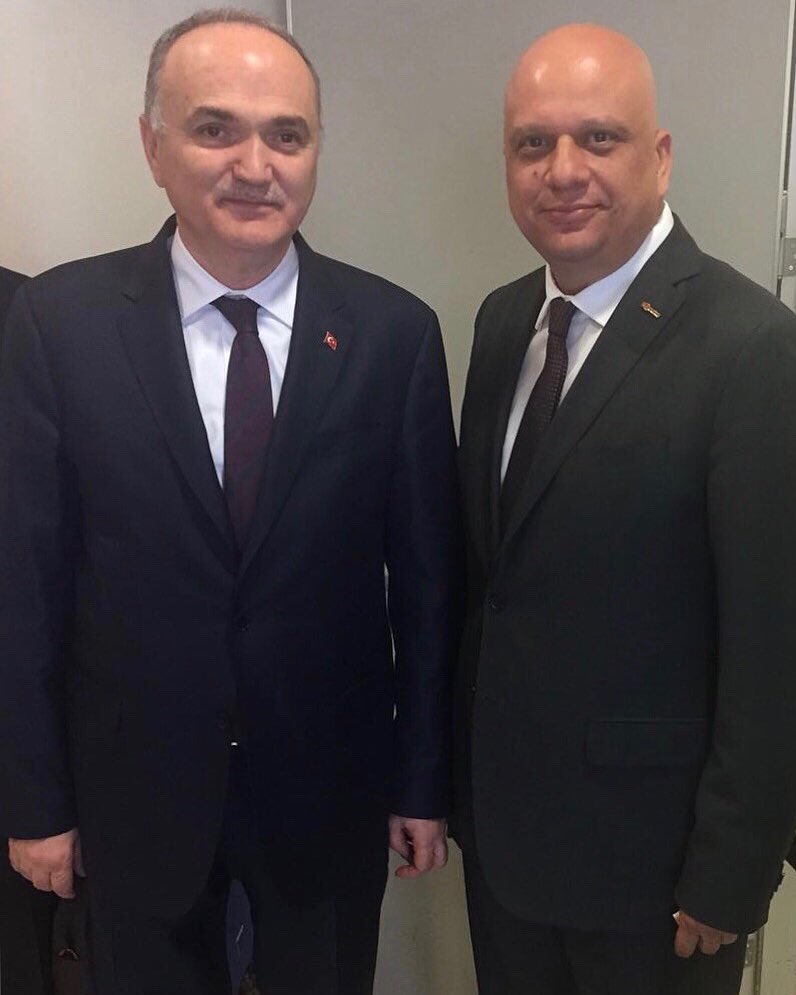 Bilim,Sanayi ve Teknoloji Bakanımız Sn. Dr. Faruk Özlü ile Dijital Dönüşüm IBFF2018 deyiz.