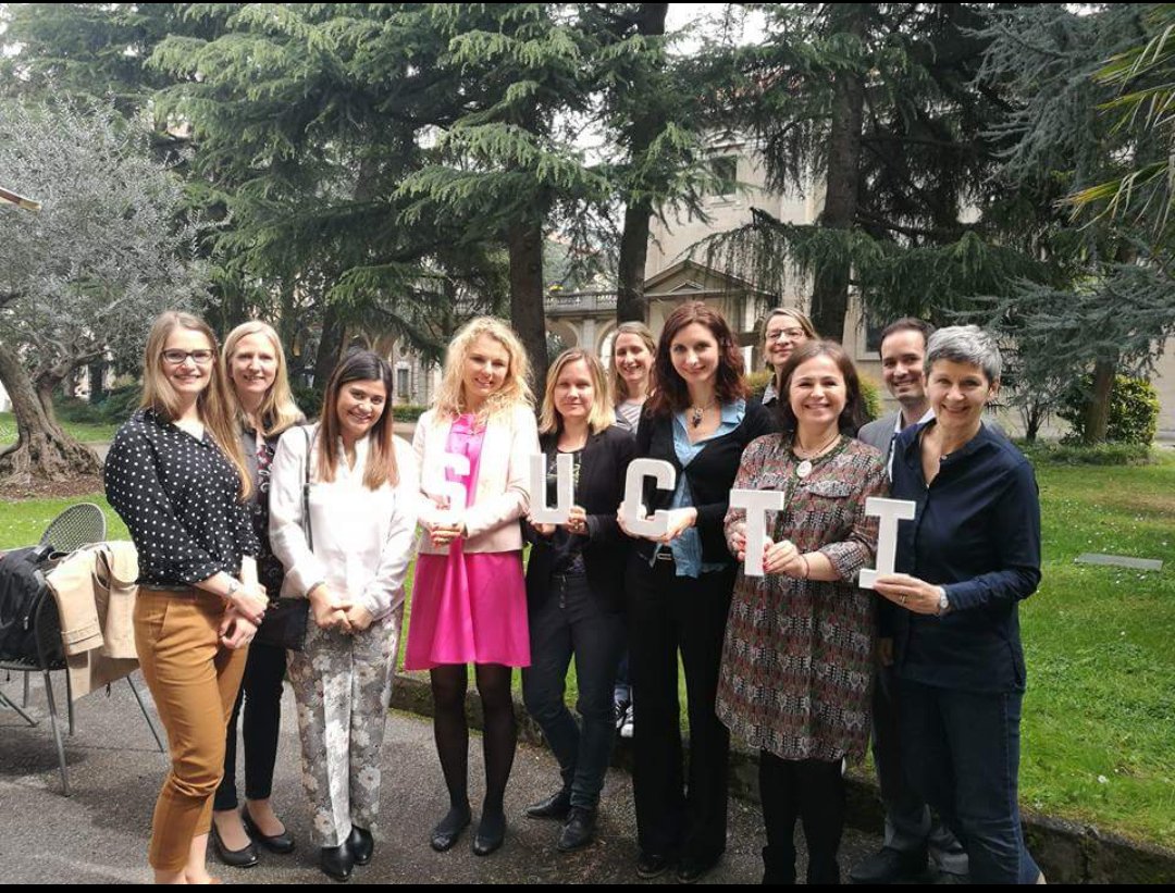 suctiproject's tweet photo. Last year around this time the #SUCTI team was meeting in Brescia, hosted @CHEI_Unicatt. The project has advanced a lot since! Ready for another great event next week in Poznan. @Erasmus_Project @UweBrandenburg1 @RuthGraf @fionajanehunter https://t.co/QxvdodsqDQ
