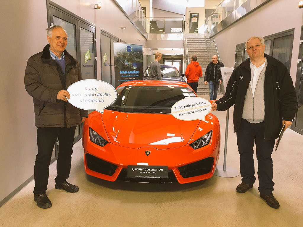 LempYrittajat's tweet photo. #Lempäälä'n yritysrastilla 4. sanomme #kyllä ja teemme #yhdessä #yajot #tapahtuma'n  #elämykset #luxurycollectionautomobiles https://t.co/ci6RH3ipx2