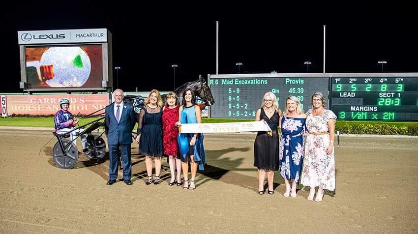 Mach Doro takes out the feature, the Group 3 Mad Excavations Brian Hancock Cup from Ultimate Art and Epaulette.
