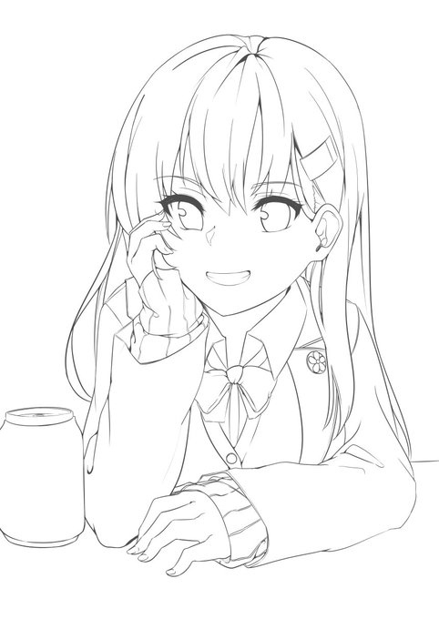 下描き 