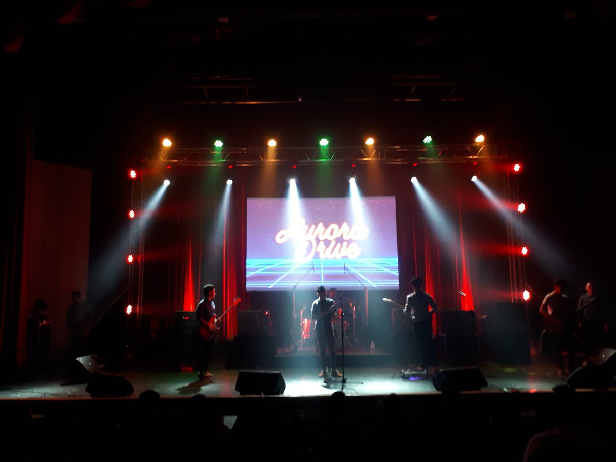 usticssc's tweet photo. Let us now witness another intermission number as Aurora Drive takes the stage!

#CONVERGE2018 
#ICSWeek2018 
#MovingForward https://t.co/dNVw1u10lN