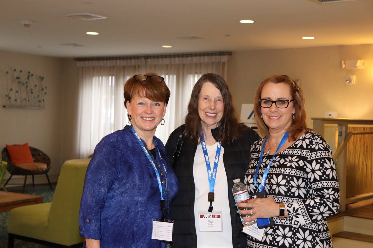 massteacher's tweet photo. It took four hours to get here through heavy weather and traffic Friday, but 2015 MTA #ESPOY Michelle Elwell and President Allison Smith-Vanderpool made it from Rockport. MTA field rep Tedi Winkler was here to greet them. #ALL_IN https://t.co/DMlmuSMkky