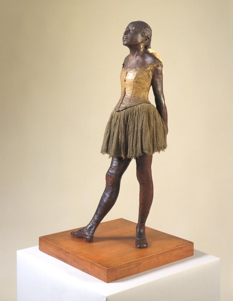 Tate's tweet photo. Which artwork could you spend hours in front of?
Edgar Degas, Little Dancer Aged Fourteen, 1880–1, cast c.1922, on display at Tate Modern. https://t.co/7EVSmTAE0v https://t.co/X9uk0pf1wJ