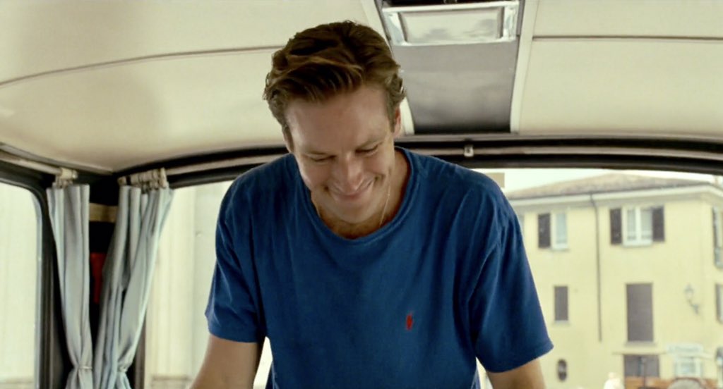 ( #19)when Oliver couldn& #39;t keep his excitement anymore knowing that he and Elio will be alone in Rome and the fact that they can do whatever they want whenever and that they dont have to sneak and be quiet this time