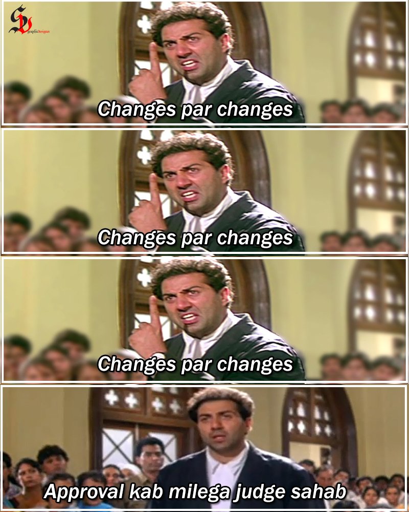 Hsaini1997's tweet photo. #svdesigner #graphicdesigner #graphicdesignermeme #gd #sunnydeolmemes #sunny #deol #sunnydeol #graphicdesignerproblems #graphicdesigners #GraphicDesignerLife #graphicdesignerslife #graphicdesignerprobs #graphicdesignerdaily #graphicdesignersquote #changes #angrygraphicdesigner https://t.co/0Ls1hqt8ph