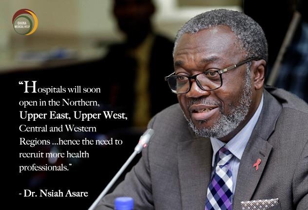 GhanaMedHelp's tweet photo. The Ghana Health Service (GHS) is to employ **27,000** health professionals in 2018. This announcement is HUGELY encouraging as it may lead to significant change in some of our 14 partner hospitals in the Upper West and Upper East regions of Ghana! 👉 https://t.co/KDUPWYpRnv https://t.co/eS7OK7vcIy