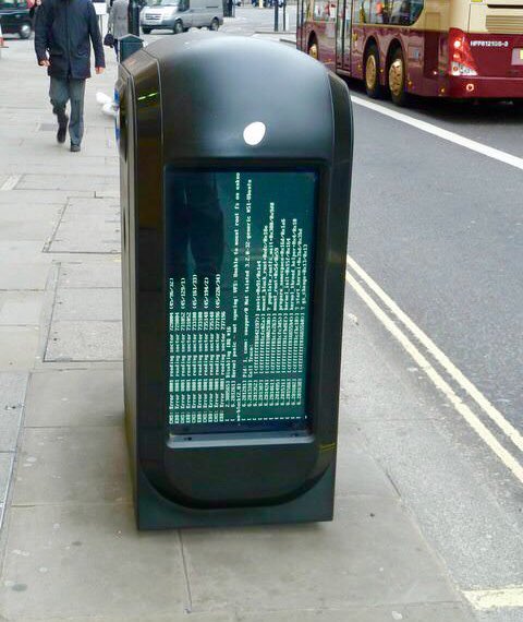 Modern version of a dumpster fire.