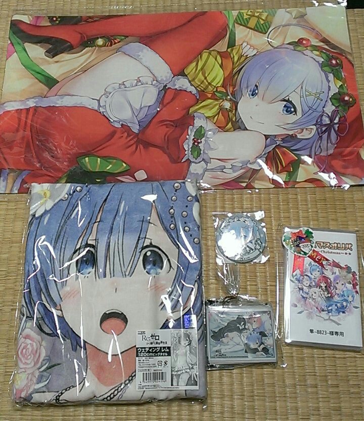 chitaka_comike's tweet photo. @oripa2525 とりあえずカード以外はこんな感じ(^-^)/
これは私の好きな、レムりん一式できてますね(*´∀｀) https://t.co/7kkXK6Evif
