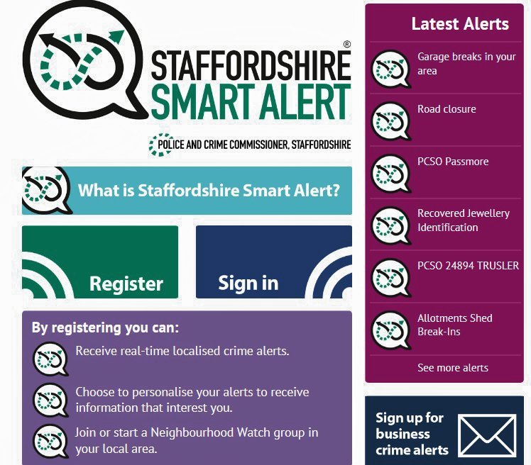It warns of crime in your local area.
It gives you safety advice and tips. 
It upsets criminals cos it works. 
It's a FREE @StaffsPCC mobile app.
It's now used by thousands locally.
It's time you considered joining.