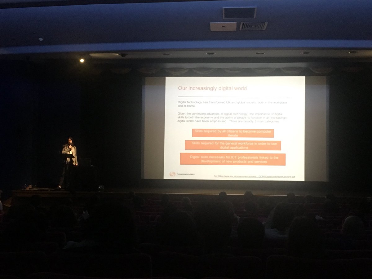 rocks4's tweet photo. Up on stage now, our very own Cherie, Site Director for our Nottingham Tech Center talking about the opportunity within the digital world #inspireWiT #workingatTR https://t.co/4OivLvb8Py