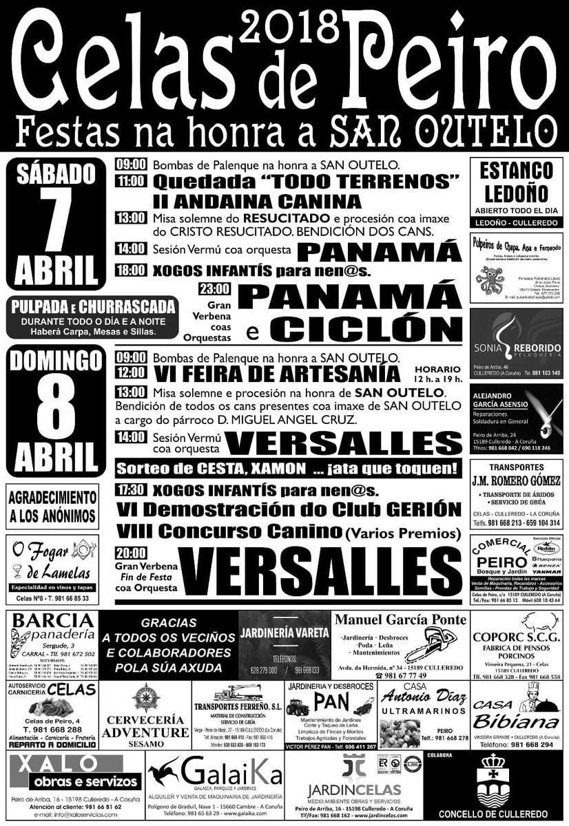 Culleredo's tweet photo. Quen bota en falta unha boa #verbena? ☝️ Comeza a temporada de #Festas co tradicional Santo Outelo que organizan hoxe e mañán a Comisión de Festas De Celas de Peiro @FestasCelas. Non a podes perder! https://t.co/QQmzd3TSO2