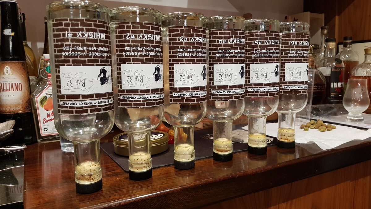 JasonVaswani's tweet photo. How last night ended with #Bar32 @BoutiqueyWhisky tasting, all 6 bottles down and out and went down a treat. What a Boutique-yful night! Thank you @BoutiqueyDave & @thedramble https://t.co/lUtzOGw1Jc