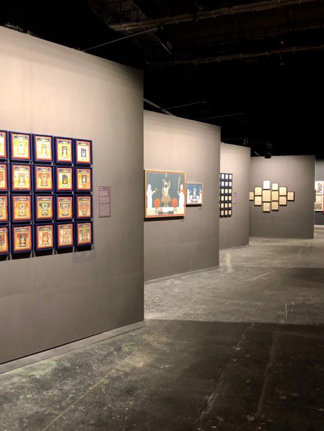 IndiaArtFair's tweet image. Mumbai’s #FamousStudio—known for restoring the 1970s hit Sholay—is playing host to a different kind of art revival. The space is all set to display over 300-400 works made by a group of Rajasthan’s best Pichwai artists! On view until 15 April, come visit!