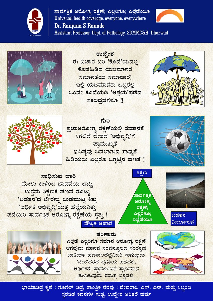 sdmmedical's tweet photo. World Health Day 2018
Poster by - Dr. Ranjana Ranade
#HealthForAll #WorldHealthDay #SDMCMSH https://t.co/0jhHvJAfm0